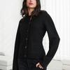 European and American independent station sweater jacket women's spring and autumn new soft waxy lazy wind knitted cardigan