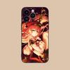 Game GI Yanfei Matte TPU Mobile Phone Case for iPhone 17 16 15 14 13 12 11 X XR XS 8 7 Air Pro Max Plus Mini Colorful Cover