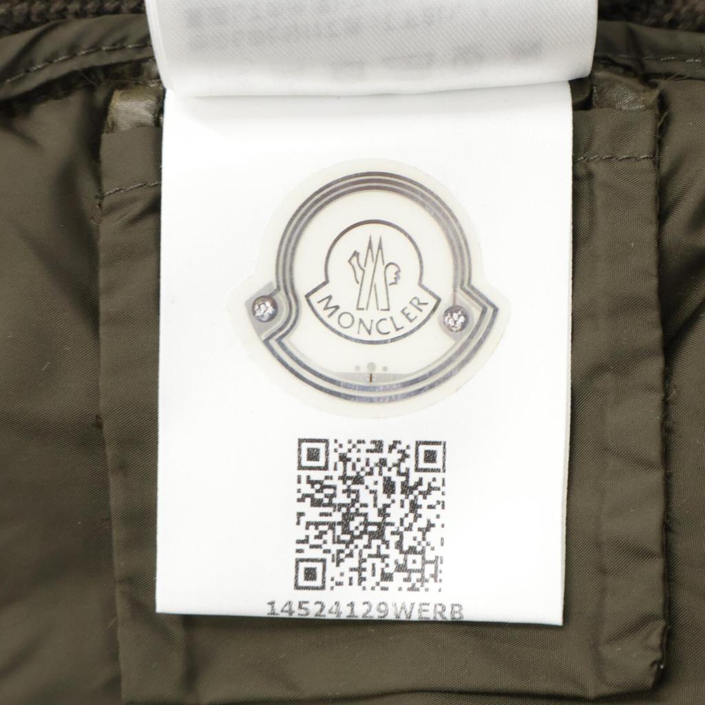 Moncler Excellent Condition MAGLIONE TRICOT CARDIGAN Knitted Down Jacket Jacket M khakiUsed