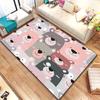 Большой ковер с рисунком животных, ковер для гостиной, спальни, украшение дивана, коврик для кухни, нескользящий напольный коврик для пикника