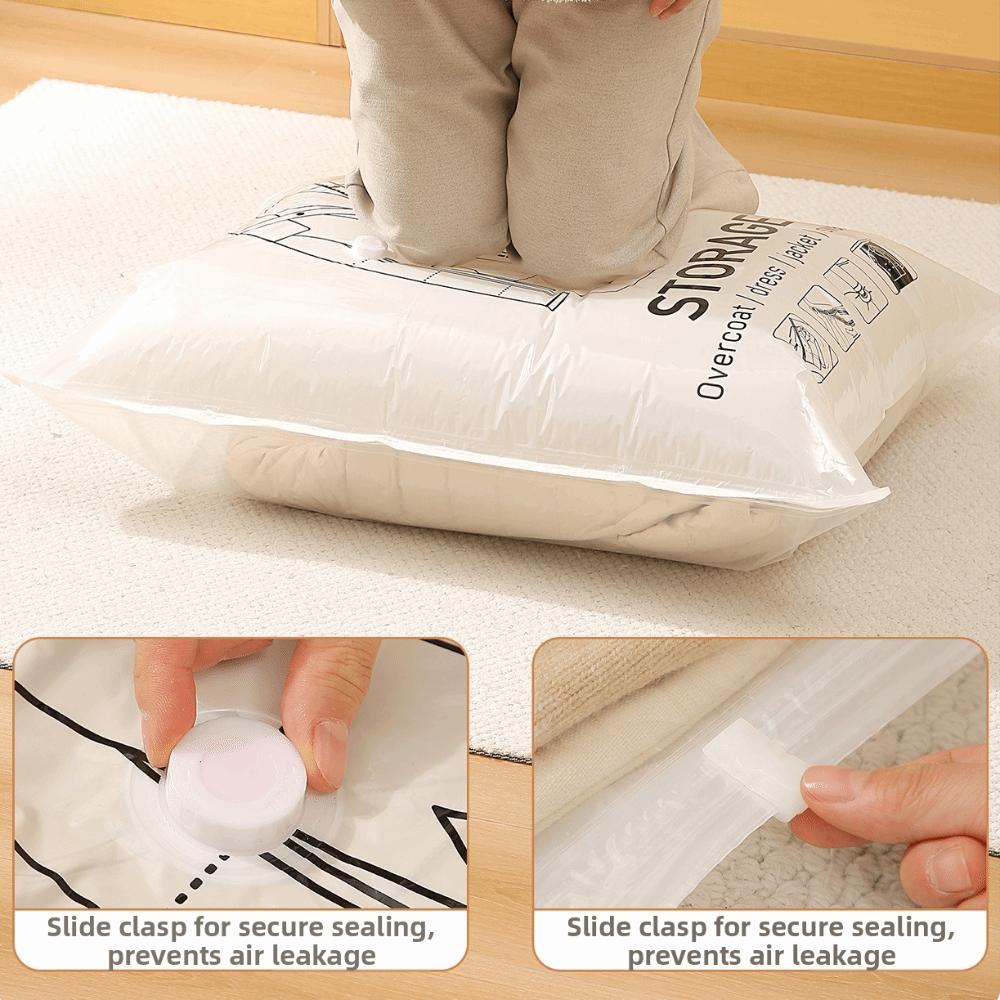 Large Size Clothes Organizer Clear Space Saving Bags New Vacuum Storage Bags  Bedroom Use