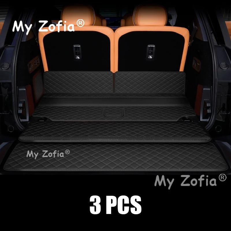 For Zeekr 9X 2025 2026 Car Trunk Mat leather Waterproof Rear Trunk Mat Boot Mat Interior Protective Accessories