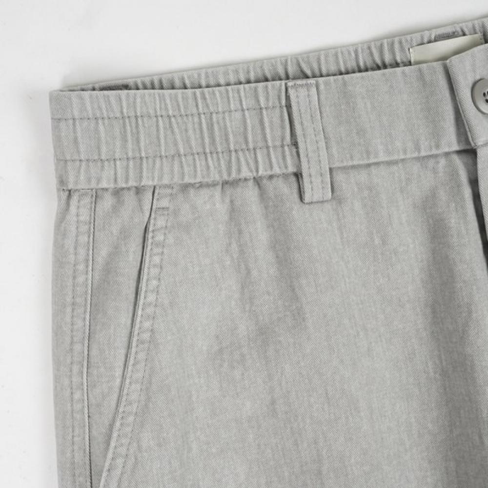 Weekhour Washed Binding Wide Pants Light Gray