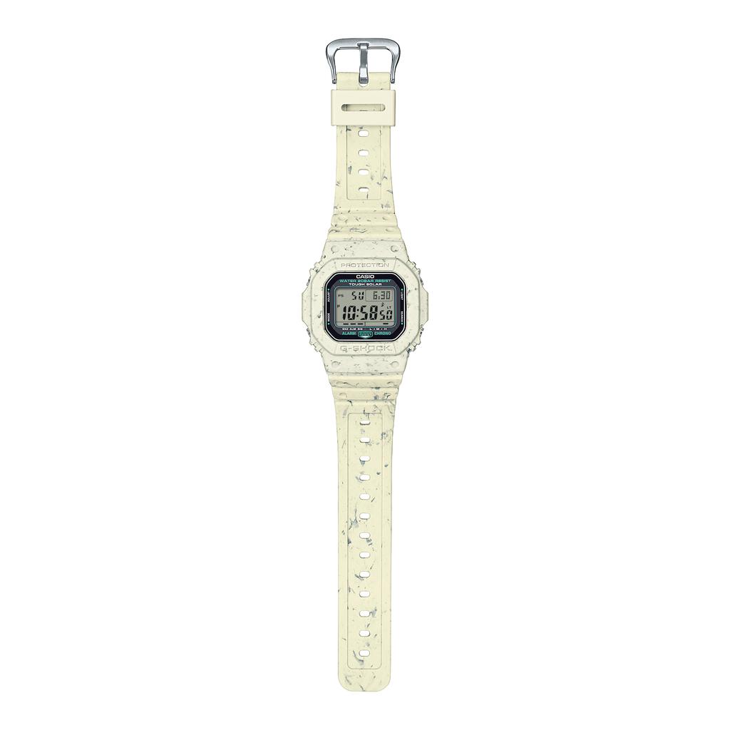 Casio Мужские кварцевые часы G-SHOCK с resin-корпусом, водозащитой 200 м, ударопрочностью, будильником G-5600BG-5