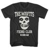 Misfits Fiend Club Графический Принт Летняя Осенняя Зимняя Мужская и Женская Футболка с Коротким Рукавом Повседневная Свободная Для Улицы