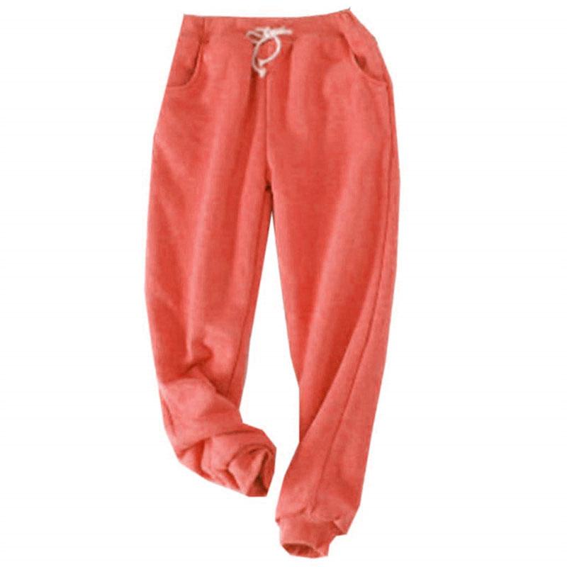 Теплые брюки, зимние узкие толстые бархатные повседневные шерстяные флисовые брюки, кашемировые брюки для женщин, хлопковые брюки