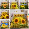 3D комплект постельного белья с рисунком подсолнуха, пододеяльник для спальни, домашний комплект постельного белья, односпальная/двуспальная кровать, украшение дома