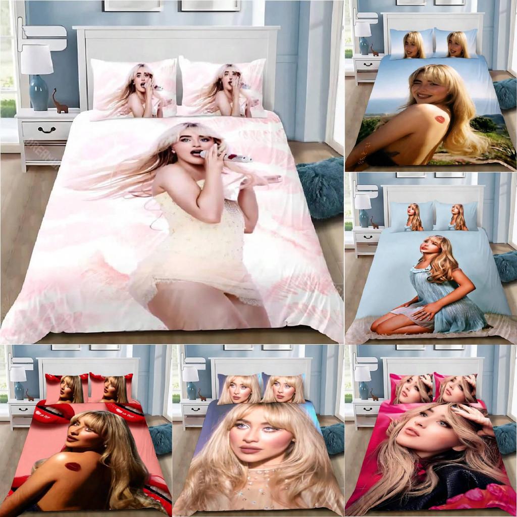 Сабрина Карпентер Пододеяльник Наволочка Постельное белье Набор Мальчик Девочка Украшение Спальня
