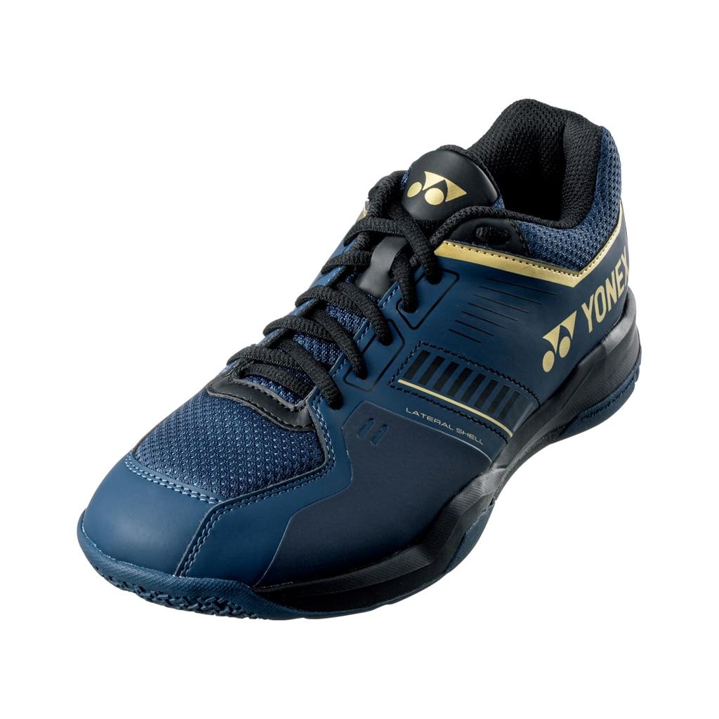 Yonex Shb-Sf1Wex (Strider Flow Wide) (2024) Унисекс Бадминтонные Кроссовки Темно-синие/Белые/Бело-Золотые (Тип B)