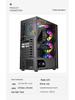 RGB Игровой Настольный Корпус с Боковым Окном и Цветной Светодиодной Лентой