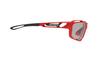 Rudy Project SINTRYX Fire Red X2 Photochromic Black Lens Sunglasses for Road Lens 66mm Frame/Impact SP497345-0000 (Single-piece Cycling, Marathon,