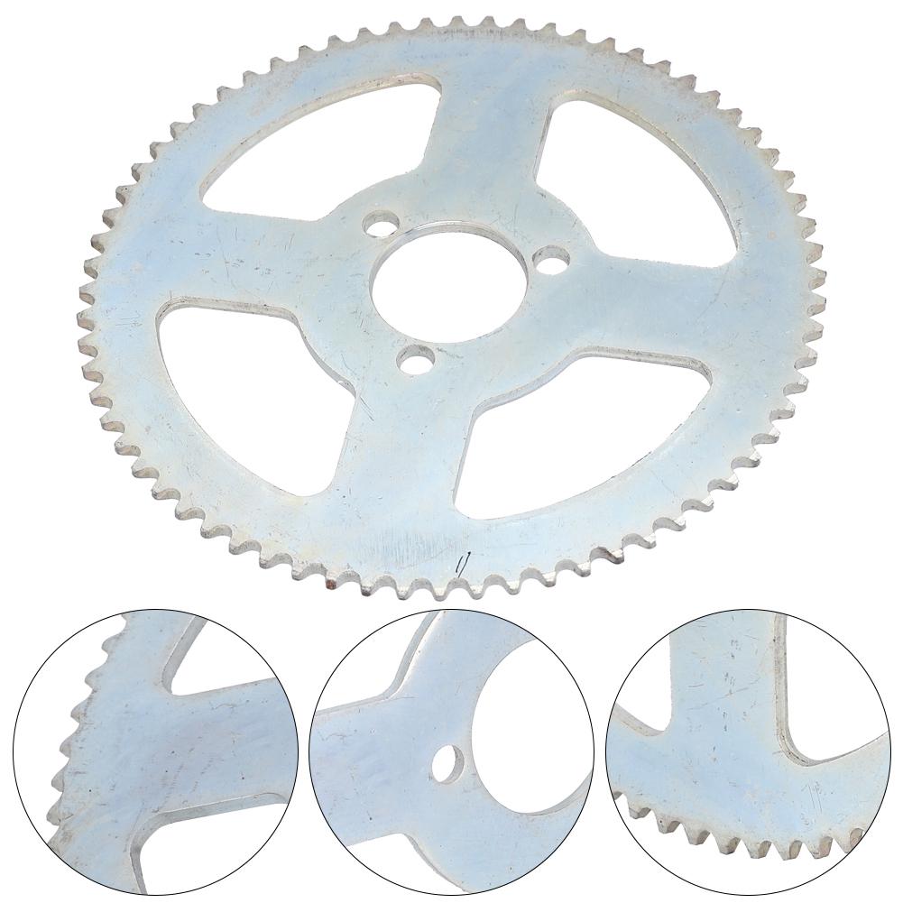 Metal 65 Tooth 25H 3 Holes Crankset Gear Plate Electric Scooter Sprocket Accessory