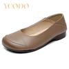 Женские весенние и летние кожаные удобные туфли Doug на мягкой подошве, женские летние повседневные кожаные туфли