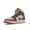 Air Jordan 1 Mid Sky J Mauve Женские кроссовки Фиолетовый Pure-Platinum Sail BQ6472-050