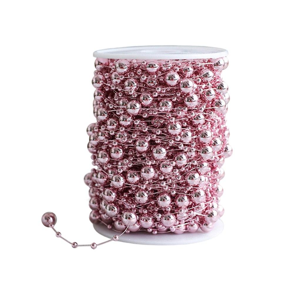 1pc 10m Christmas Tree Beads Garland Artificial Beads Trim Garland Decor For Party Holiday Seasonal Décor Chain Bead Christmas