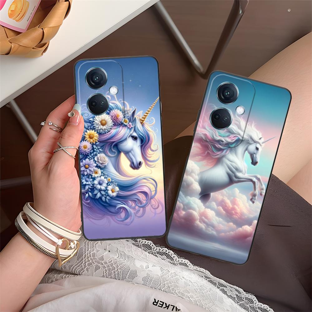 Фантазийный чехол для мобильного телефона с единорогом для OPPO Find X9 X8 X7 X6 X5 X3 X2 Plus s Pro Ultra Lite Цветной печатный чехол Роскошный чехол