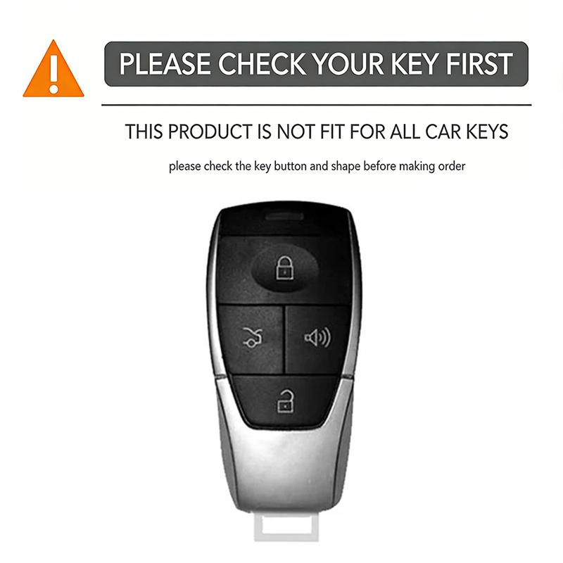 Silicone Car Remote Key Case Fob Cover Holder Shell For Baic Beijing BJ40 PLUS EX5 EU5 EC5 BJ80 U7 X7 Keyless Accessories