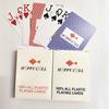 1 Deck of Large - Font Wide Cards & 50 Round Props for Texas Hold'em- Waterproof PVC Material,Compact Board Game Set for Travel and Home Entertainment