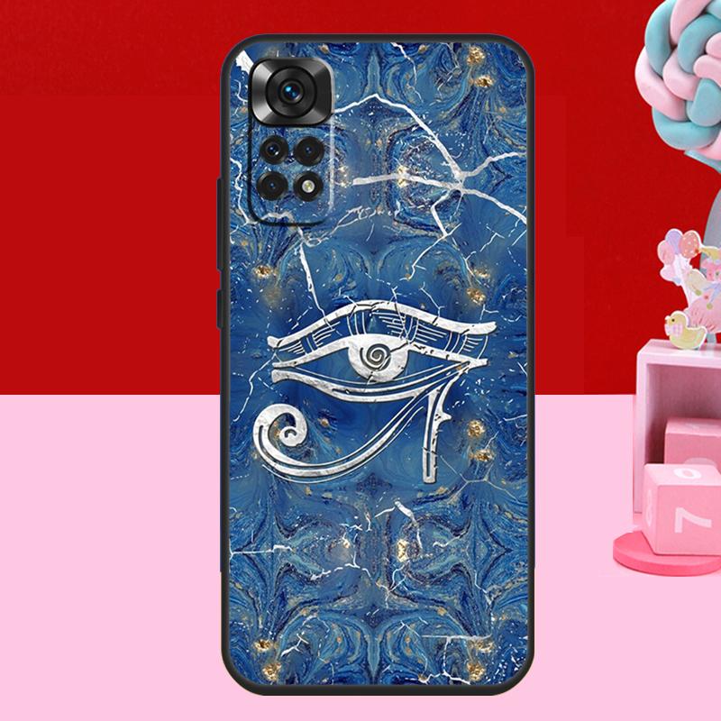 Египетский Глаз Гора Художественный Чехол Для Xiaomi Redmi Note 14 13 12 10 11 15 Pro Plus Redmi 15 C 10C 12C 13C 14C Мягкая Крышка
