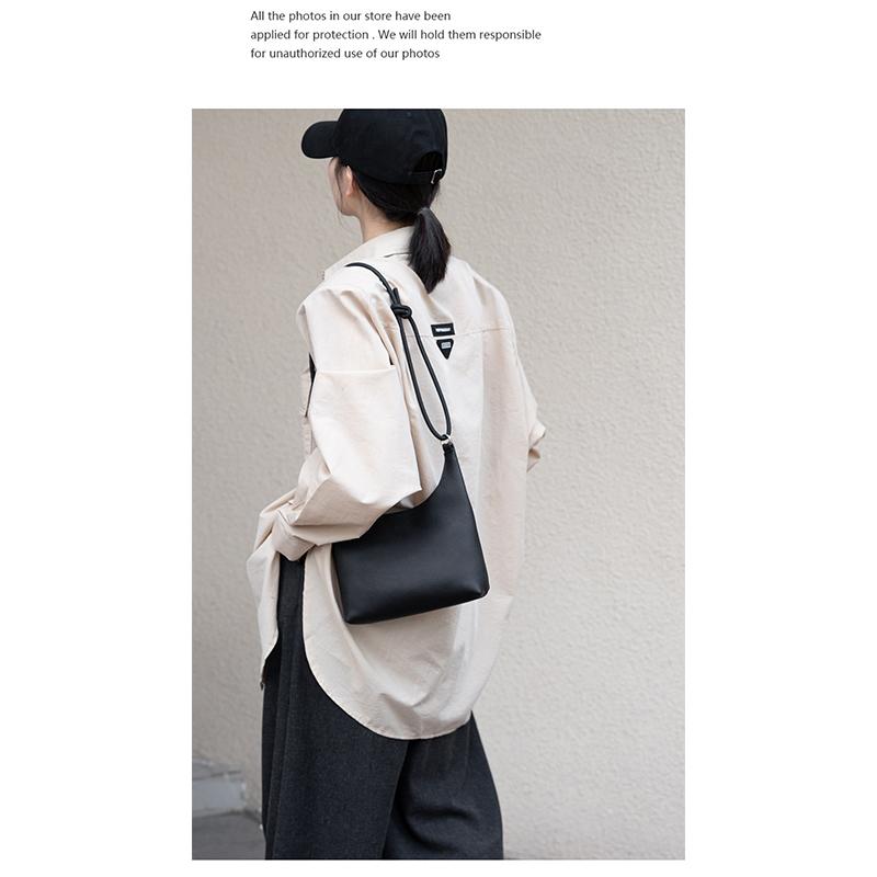 Женская сумка-мессенджер из коровьей кожи первого слоя, новая кожаная женская сумка через плечо, сумка Niche Design Commuter Bag