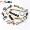 Meetee 5/10/20 шт. 5# Бегунок для молнии для нейлоновых молний Пластиковые спиральные молнии Головки бегунка Ремонтные наборы DIY Швейные аксессуары для одежды