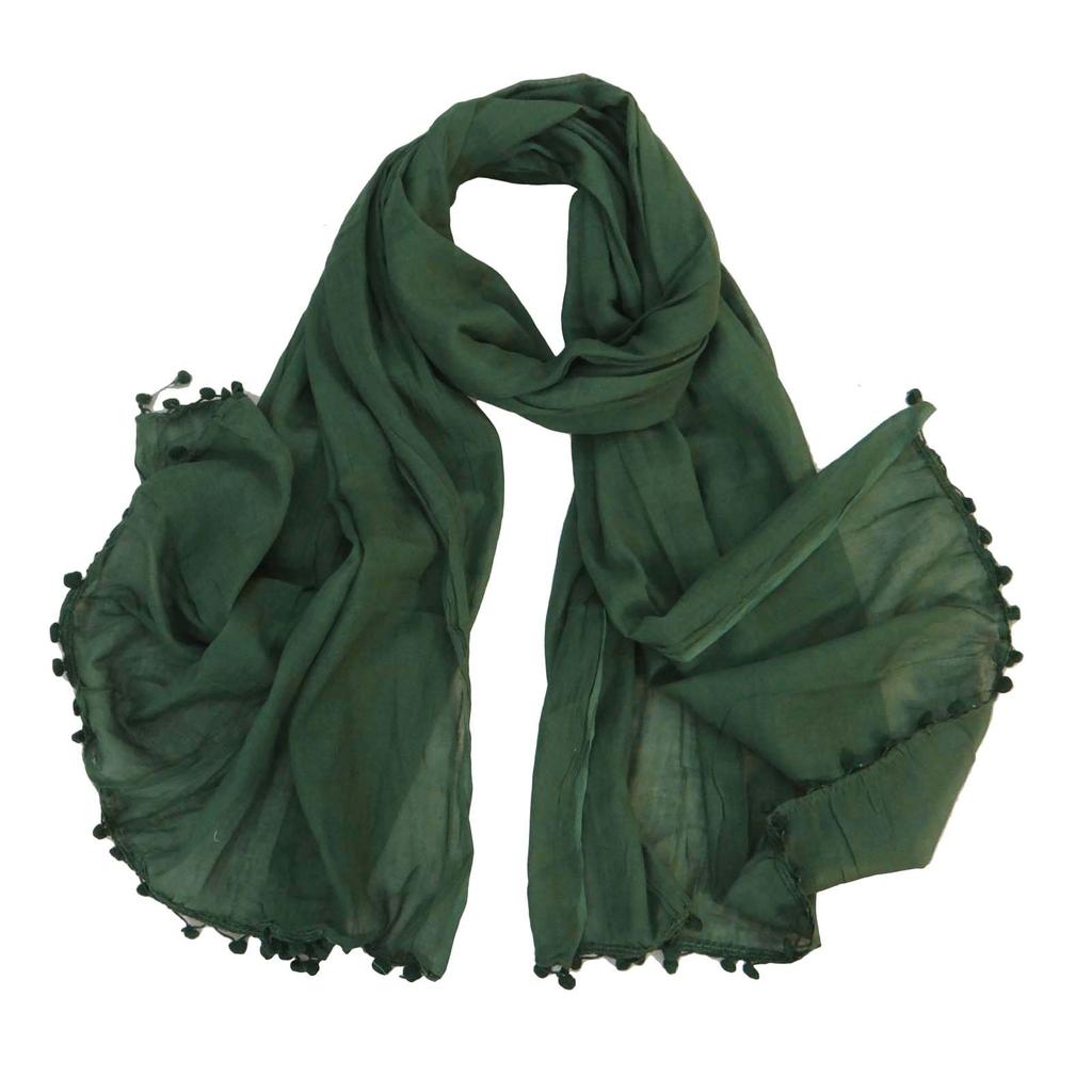 Indian Hijab Neck Wrap Shawl Cotton Blend Scarf Long Stole Scarves Dupatta