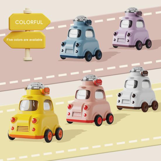 Kids Car Water Bottle with Straw Strap 600ml BPA-Free Leak-proof Straw Cup