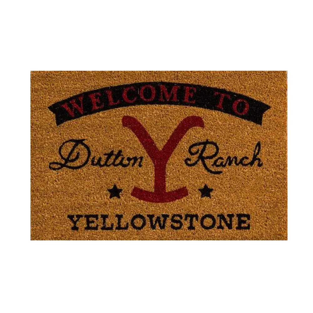Yellowstone Welcome To Dutton Ranch Door Mat