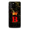 Мраморный чехол для телефона с буквой для Samsung Galaxy S26 S25 S24 S23 S22 S20 S21 FE Ultra S25 Edge Plus 5G Мягкий ТПУ чехол Fundas Capa Сумка
