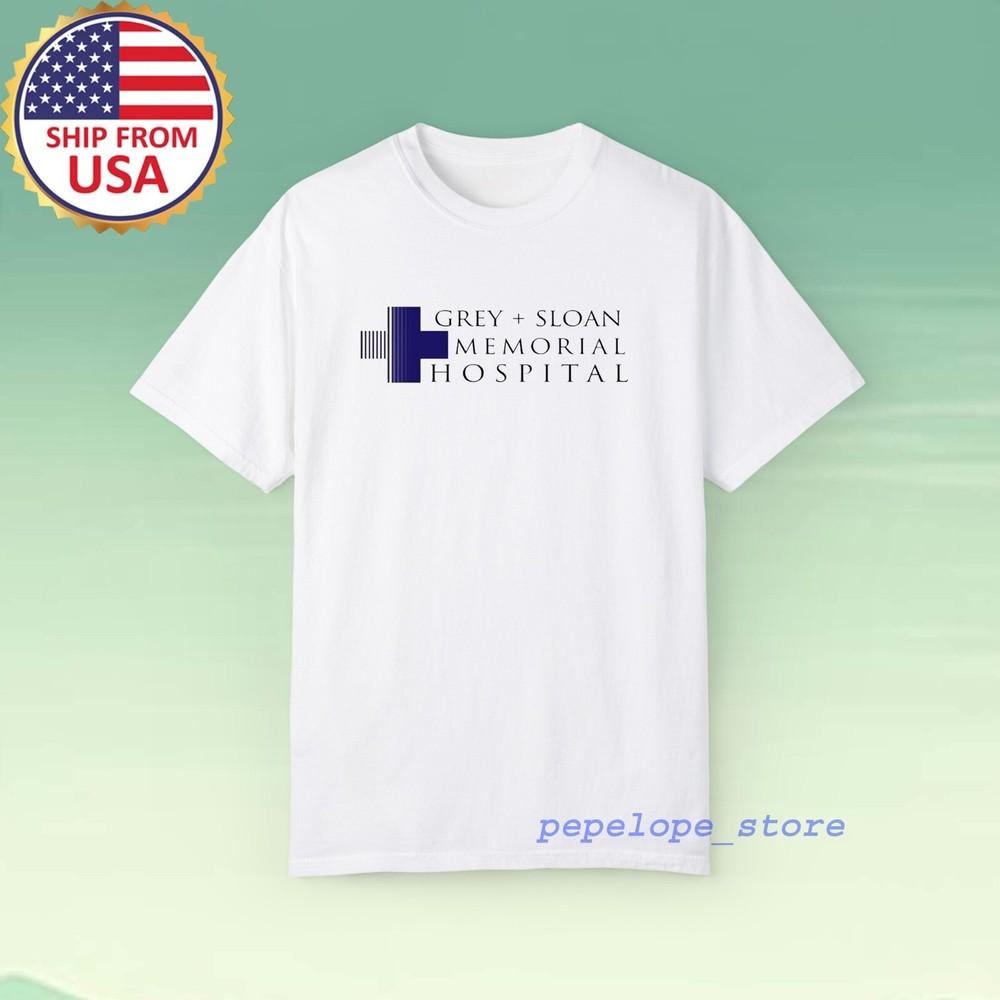Grey And Sloan Memorial Hospital Men#039;s White Size S5XL Unisex T-Shirt