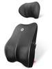 Meikaso Memory Foam Lumbar Cushion Lumbar Support Breathable Posture Neck Pad Neck Headrest 100D High Density Lumbar Support Backrest Cervical Support