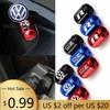 Для VOLKSWAGEN VW 4 шт. Колпачки на ниппель автомобильных шин для Volkswagen Rline Golf GTI Bora Passat Jetta Beetle Scirocco Lavida POLO CC Авто W