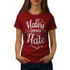 Wellcoda Haters Gonna Hate Unisex T-Shirt Funny Casual Design Printed Tee