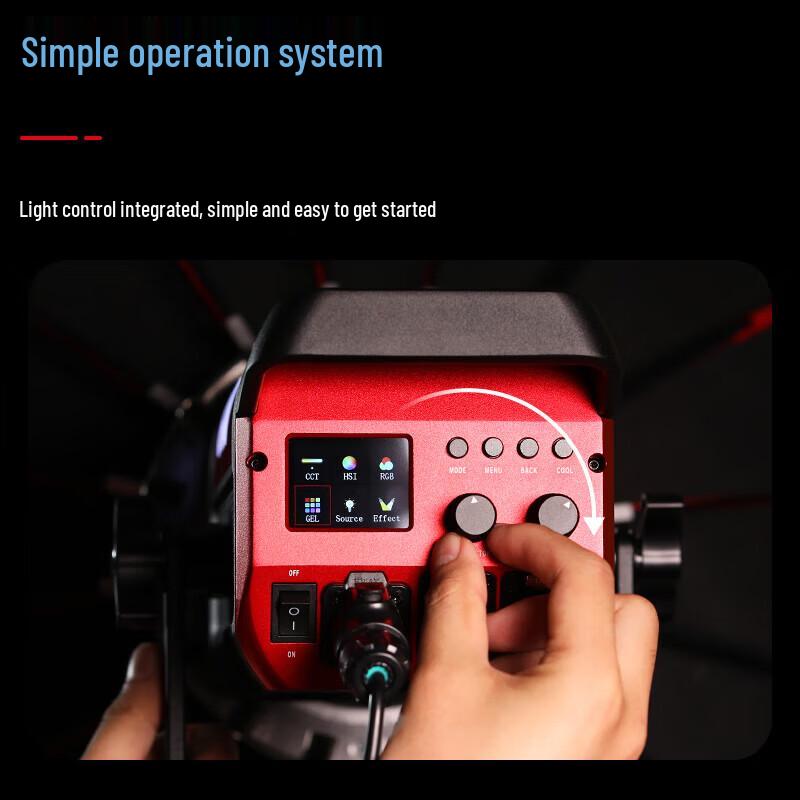 GVM PRO 400W Bi-color LED Video Light