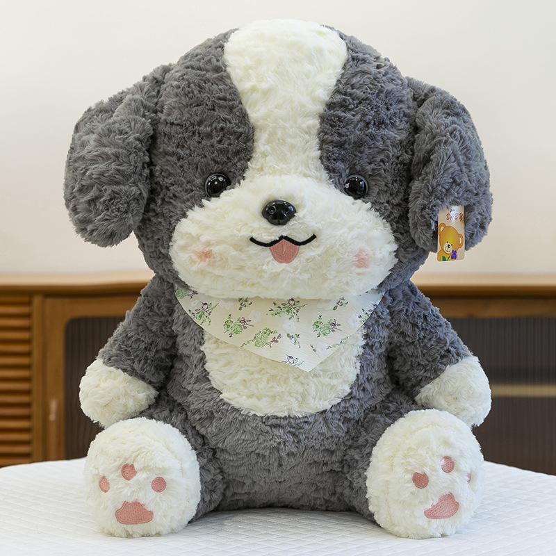 Милый шарф щенок Бьянму плюшевая игрушка дети сон успокаивающая подушка для бросания царапающая кукла автомат для игр активность бросание