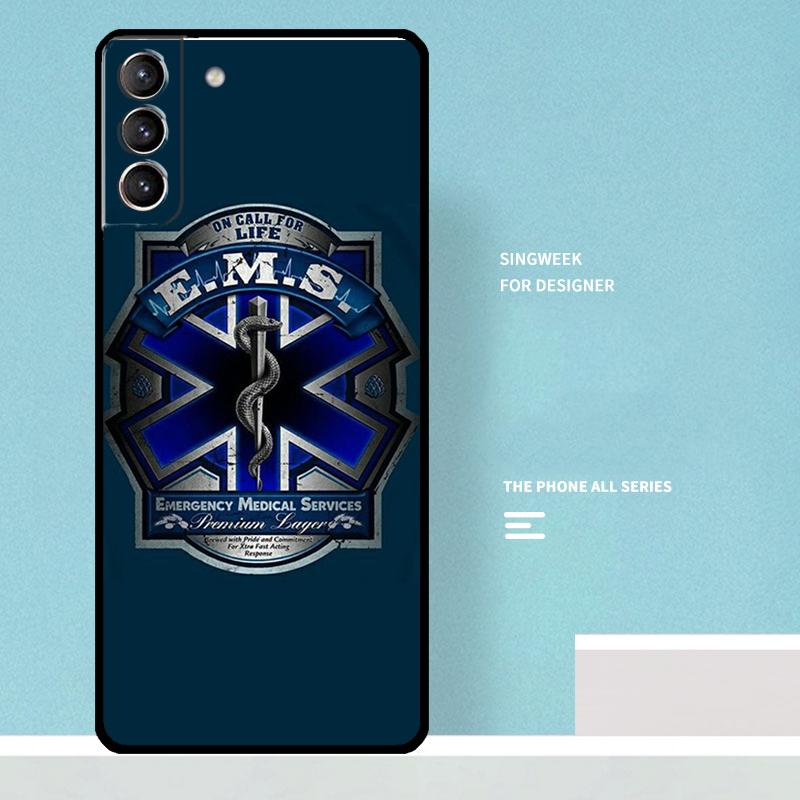 EMT EMS Medical Rescue Case For Samsung Galaxy S23 S24 Ultra S22 S21 Plus Note 10 Note 20 S9 S10 S20 S21 FE Cover