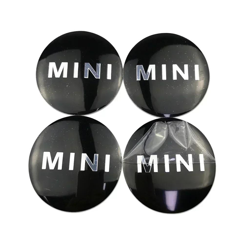4 шт. Наклейки на центральные колпачки дисков для Mini Cooper JCW R50 R52 R53 R56 R57 R58 R60 MINI CLUBMAN COUNTRYMAN Аксессуары