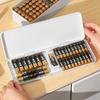 Wear-resistant Battery Organizer Fall Prevention Data Cable Case Simplicity Battery Storage Box
