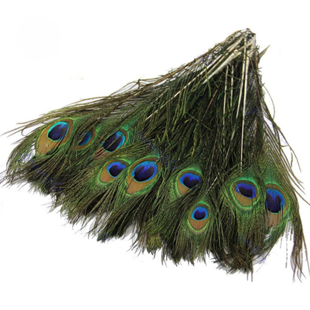 Useful Clothes Decals DIY Party Decor Natural Plume Peacock Eye Feathers Tail Artwork Ornaments