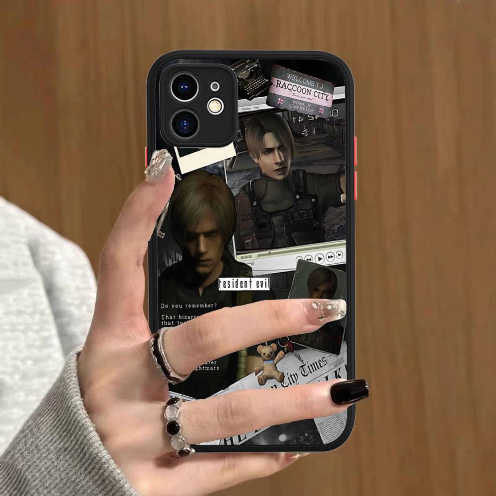Чехол для телефона R-Resident E-Evil для IPhone 15 16 Pro Max 11 12 13 14 XS XR X Plus 16E, матовый, полупрозрачный