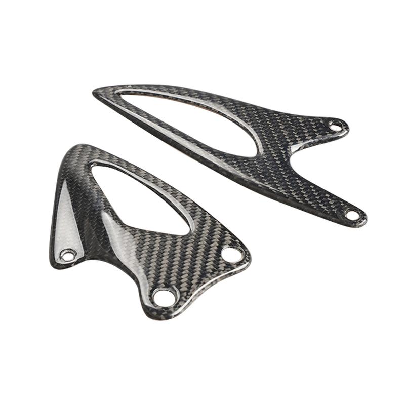 Защита педали и пятки из углеродного волокна для Yamaha YZF-R1 / R1M 2020-2025, Защита подножки мотоцикла