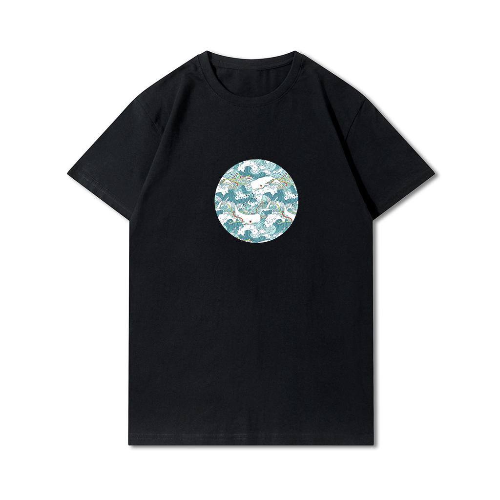 Летние футболки больших размеров с 100 узорами для женщин, повседневные топы с короткими рукавами и принтом животных, футболки из 100% хлопка с круглым вырезом