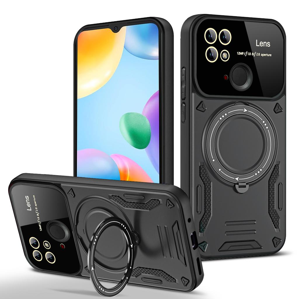 Для Xiaomi Redmi 10C Чехол Кольцо Стенд Броня Ударопрочный Чехол Для Redmi 10C 10 C Magsafe Беспроводное Зарядное Устройство Магнитный Чехол Для Redmi10C