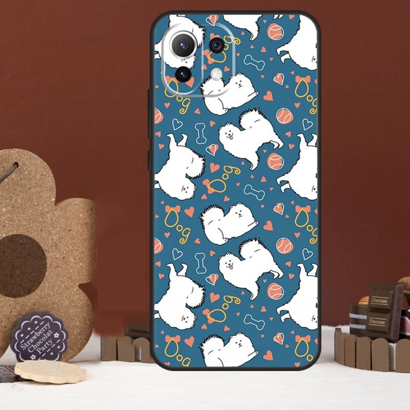 Japanese Spitz Dog Case For Xiaomi 14 15 Ultra 15T 14T 13T 17 Pro Max POCO X7 Pro X5 X6 F5 F6 F7 F8 Ultra Cover