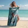 Personalized customized proof beach towel with Rudy Pankow pattern - soft, absorbent,quick-drying,perfect swimming,camping&bathing