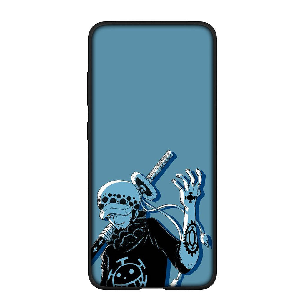 Чехол для телефона Samsung Galaxy S25 S24 S23 iPhone 16 15 Redmi Note 14 13 12 16E 8 X 11 Pro Max XR OPPO Moto Huawei Luffy One Piece Trafalgar Law Cover