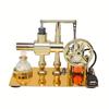 Stainless Steel Air Single Cylinder Stirling Engine Generator - Physics Science Experiment Kit for Educational Learning  - For Students & Educators