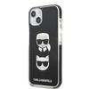 Etui do iPhone 13 mini Karl Lagerfeld Karl&Choupette Head Czarne