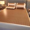 2026 Cool Ice Silk Rattan Summer Mat - Free Shipping, Foldable Straw Bed Mat for Student Dorms