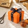 Festive Decorative Fabric Ribbon Halloween Ribbon, 5 Yards 5/8" Pumpkin Spider Web Printed for Gift Wrapping Wrapping, DIY Wreath Bow Crafts,